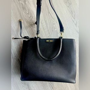 Nine West Black Satchel Purse